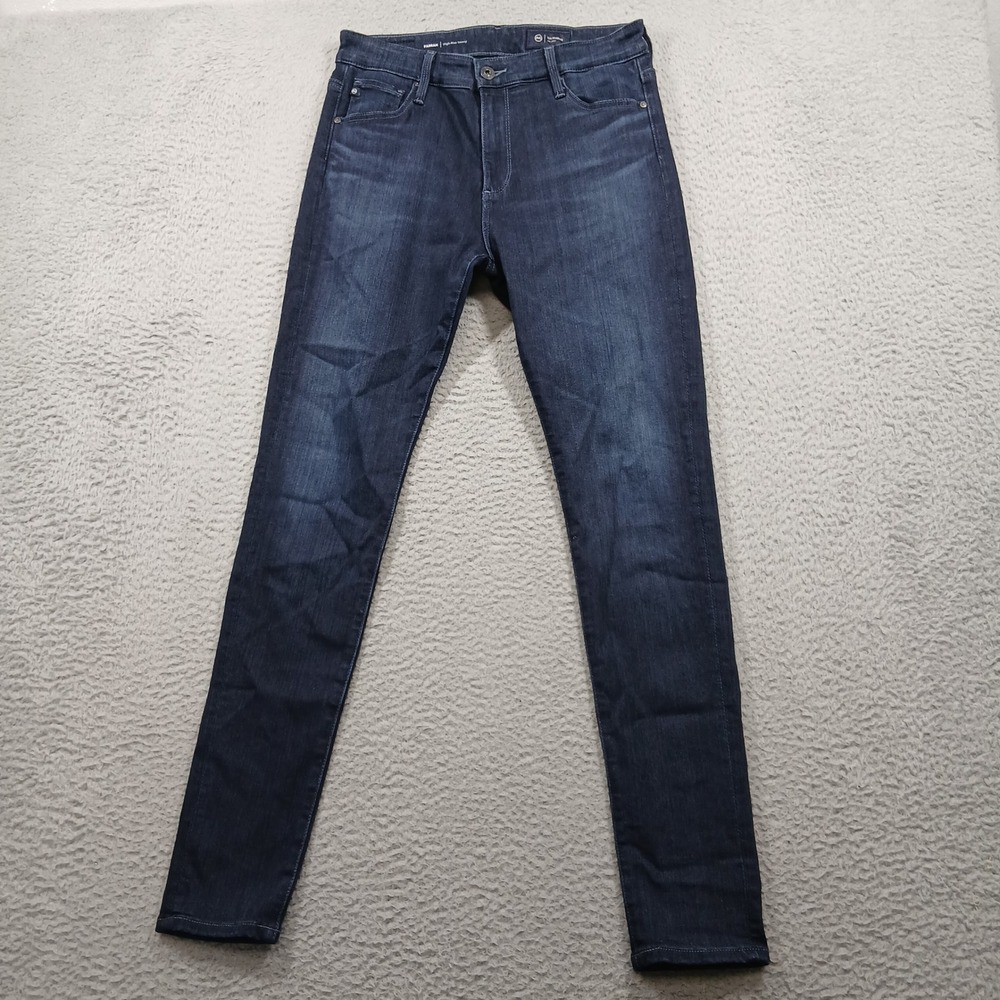 AG Adriano Goldschmied Farrah‎ High-Rise Skinny Jeans Women's 28 Dark Wash EUC